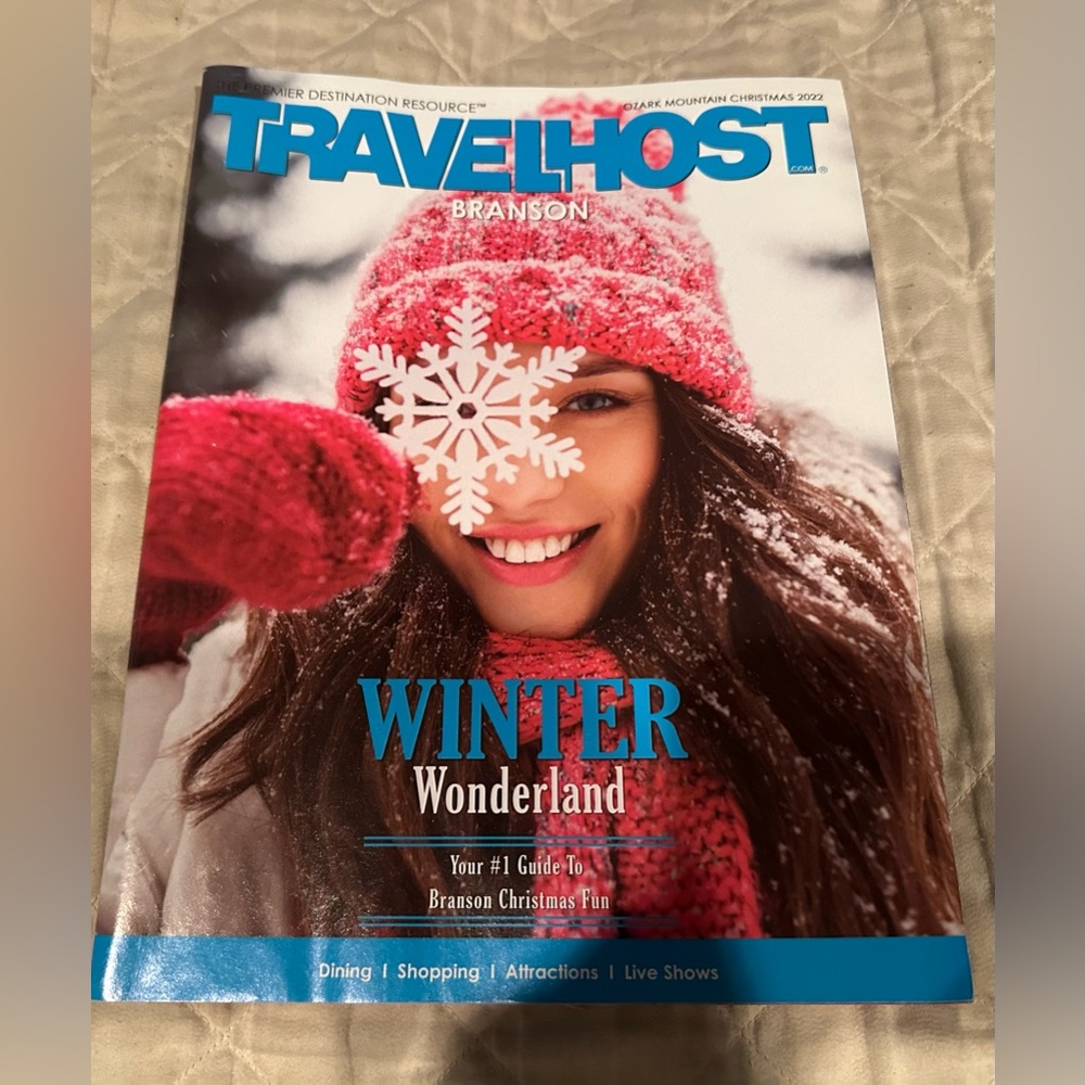 Travelhost Branson- Winter Wonderland Magazine- Christmas 2022